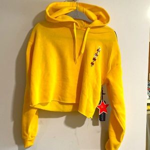 Roma Concept Love Crop Hoodie Jacket